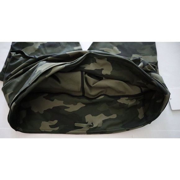 Lululemon Women's Sz 14 Green Camo Fast Free Hi-Rise Crop 23” Leggings - Picture 9 of 13